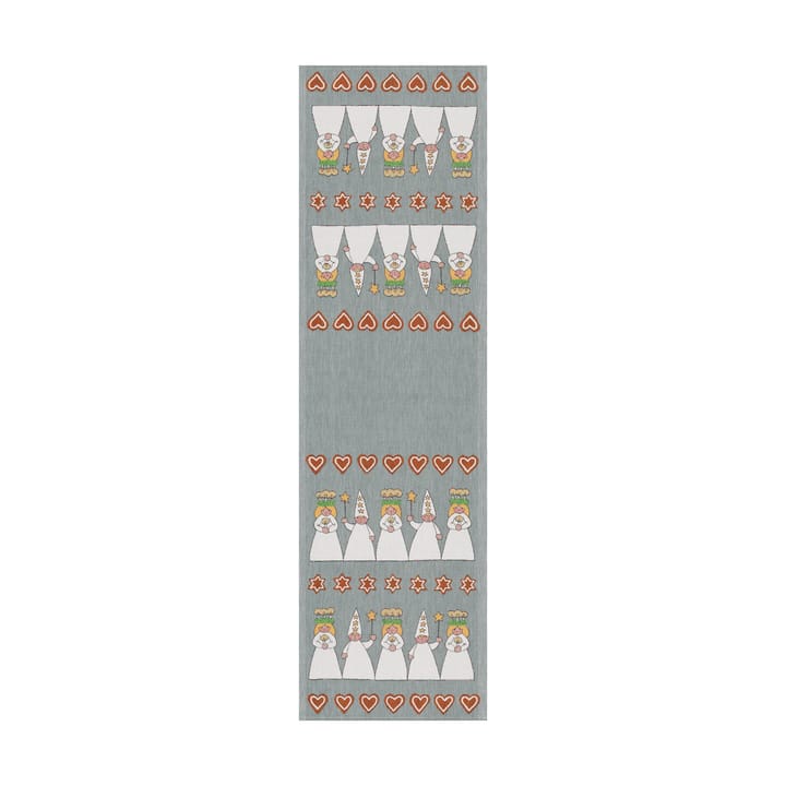 Luciamorgon tafelloper 35x120 cm - Multi - Ekelund Linneväveri