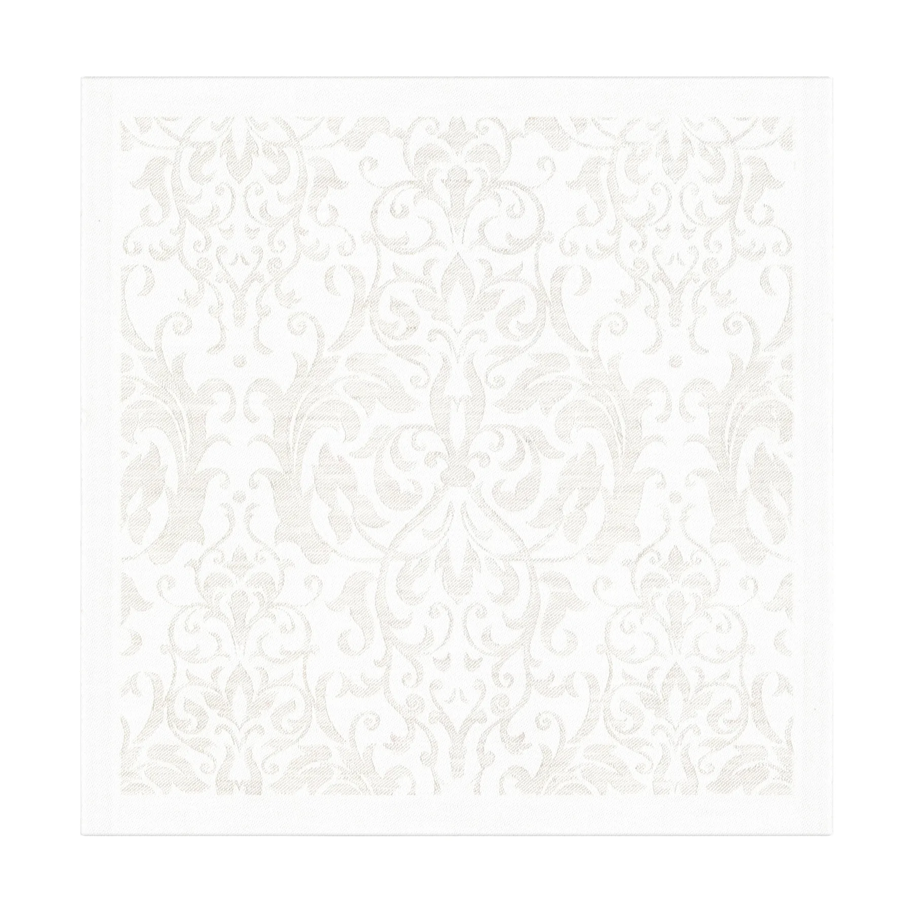 Medaljong servet 35x35 cm, Wit Ekelund Linneväveri