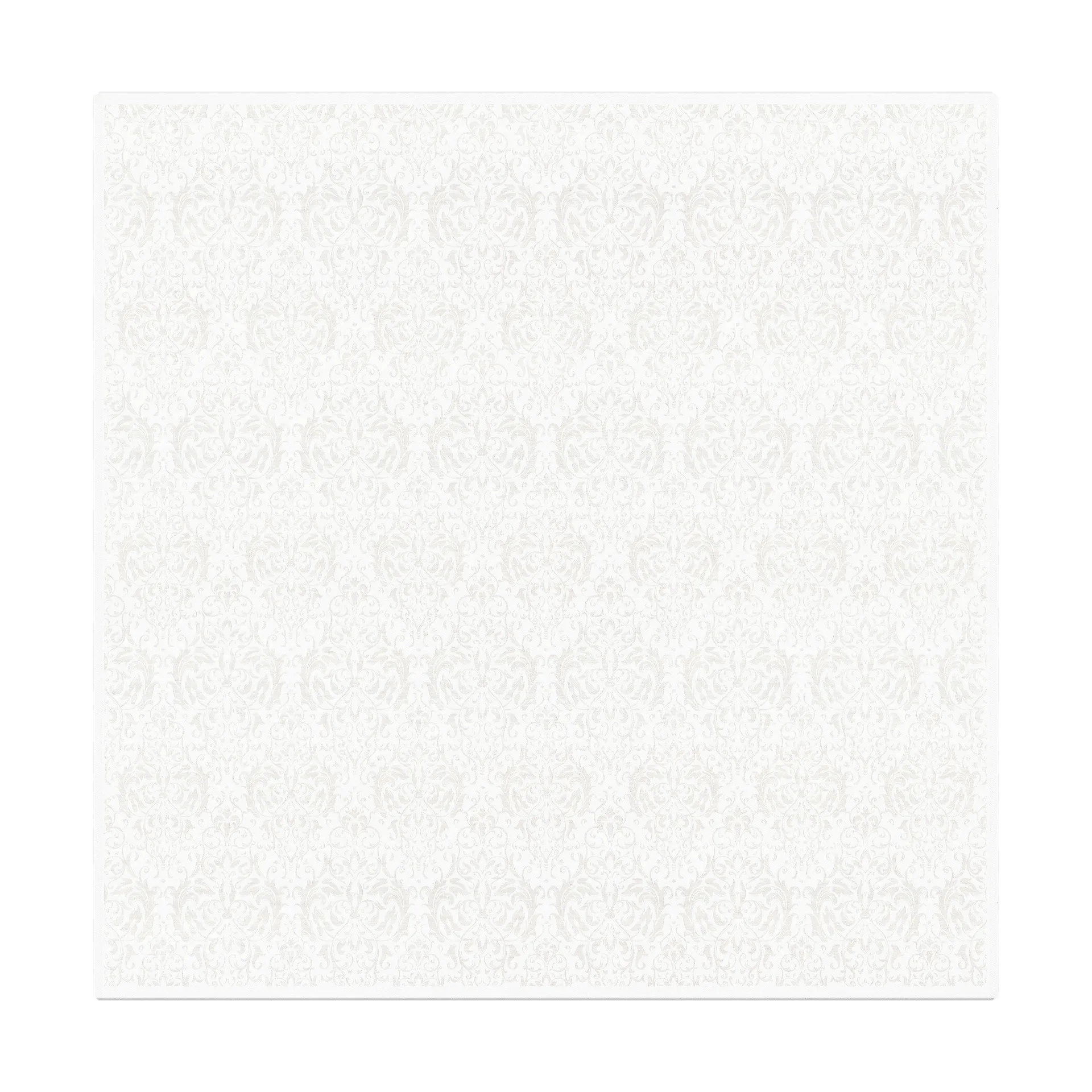 Medaljong tafelkleed 150x150 cm, Wit Ekelund Linneväveri