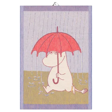 Mumin keukenhanddoek 35x50 cm - Rain - Ekelund Linneväveri