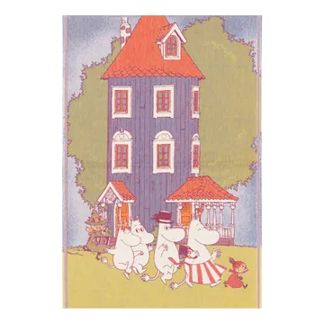 Mumin kinderdeken 72x105 cm - Moomin house - Ekelund Linneväveri