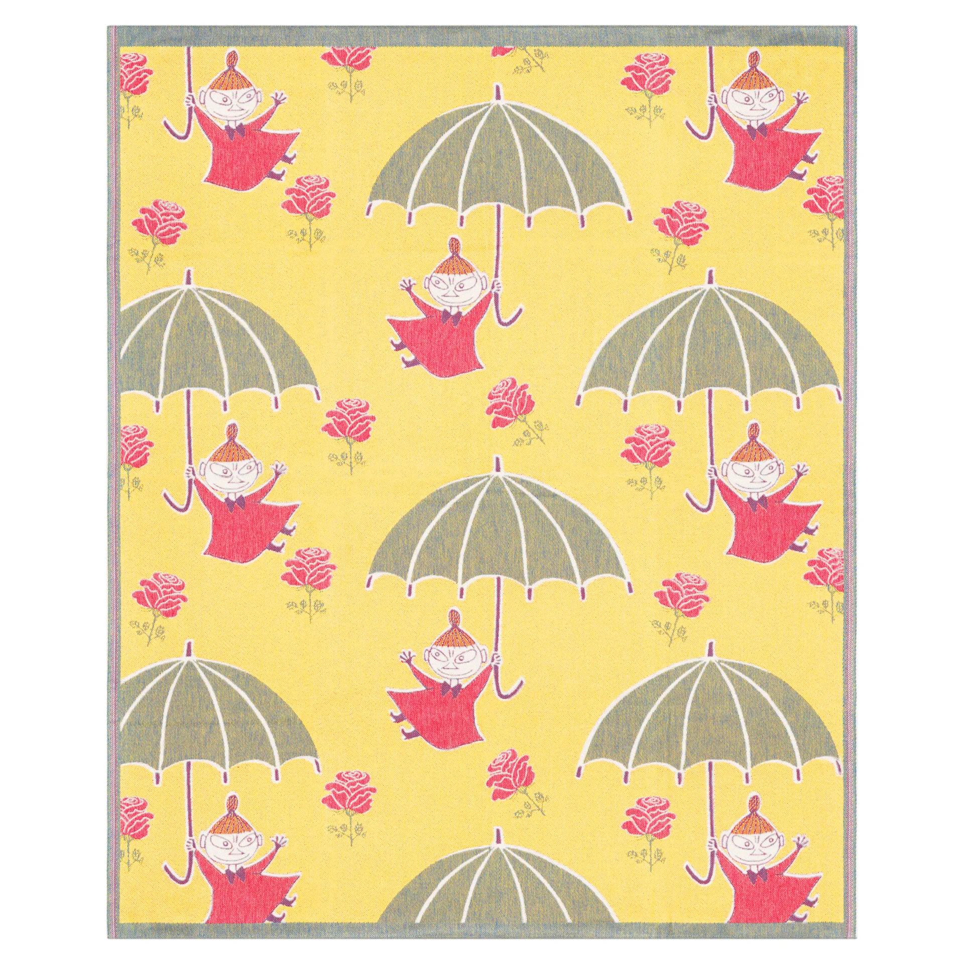 Mumin plaid 140x170 cm, Umbrella Ekelund Linneväveri