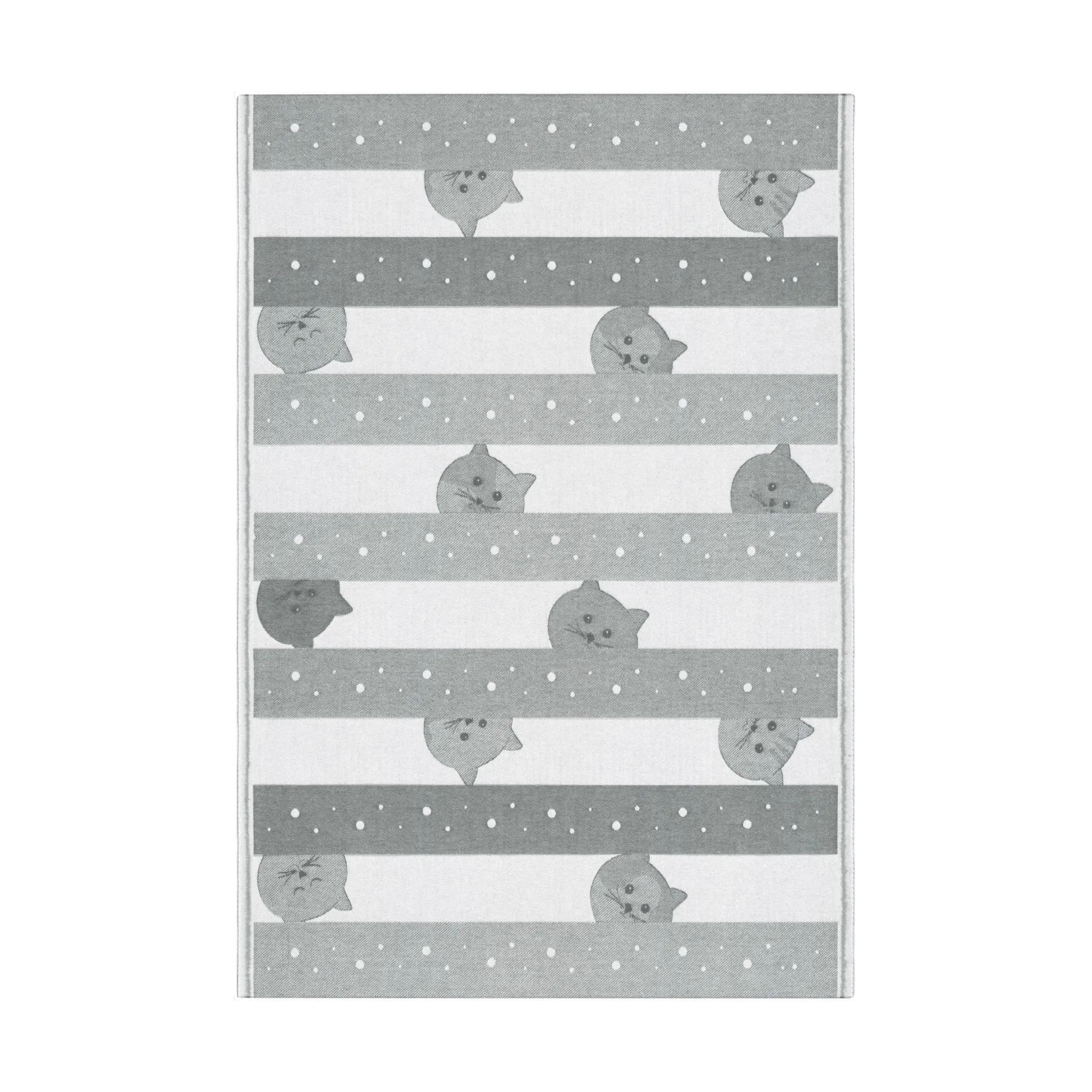 Peekaboo babydeken 72x105 cm, Grijs Ekelund Linneväveri