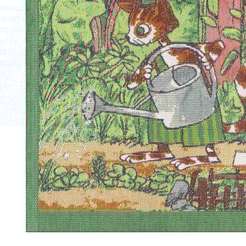 Pettson & Findus keukenhanddoek - Waterkan - Ekelund Linneväveri