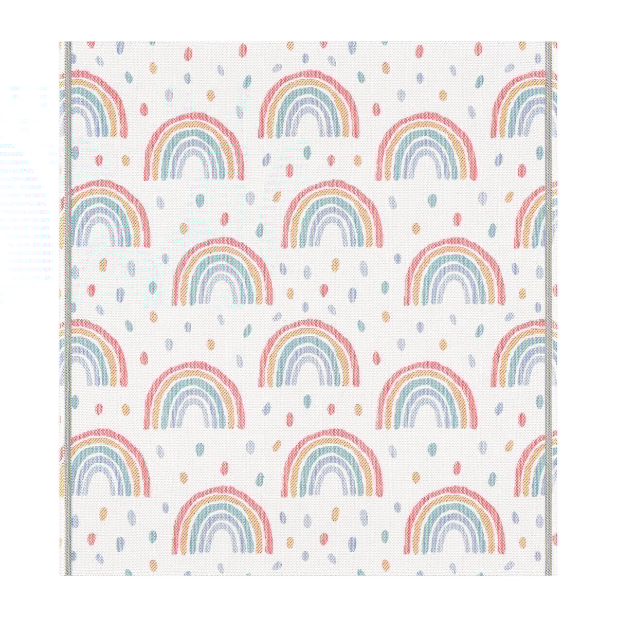 Ekelund Linneväveri Rainbow babydeken 70x75 cm | Scandinavisch Interieur | Babydekens | Multi