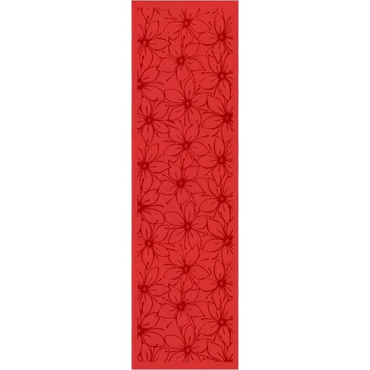 Rödsta tafelloper 35x120 cm - Rood - Ekelund Linneväveri