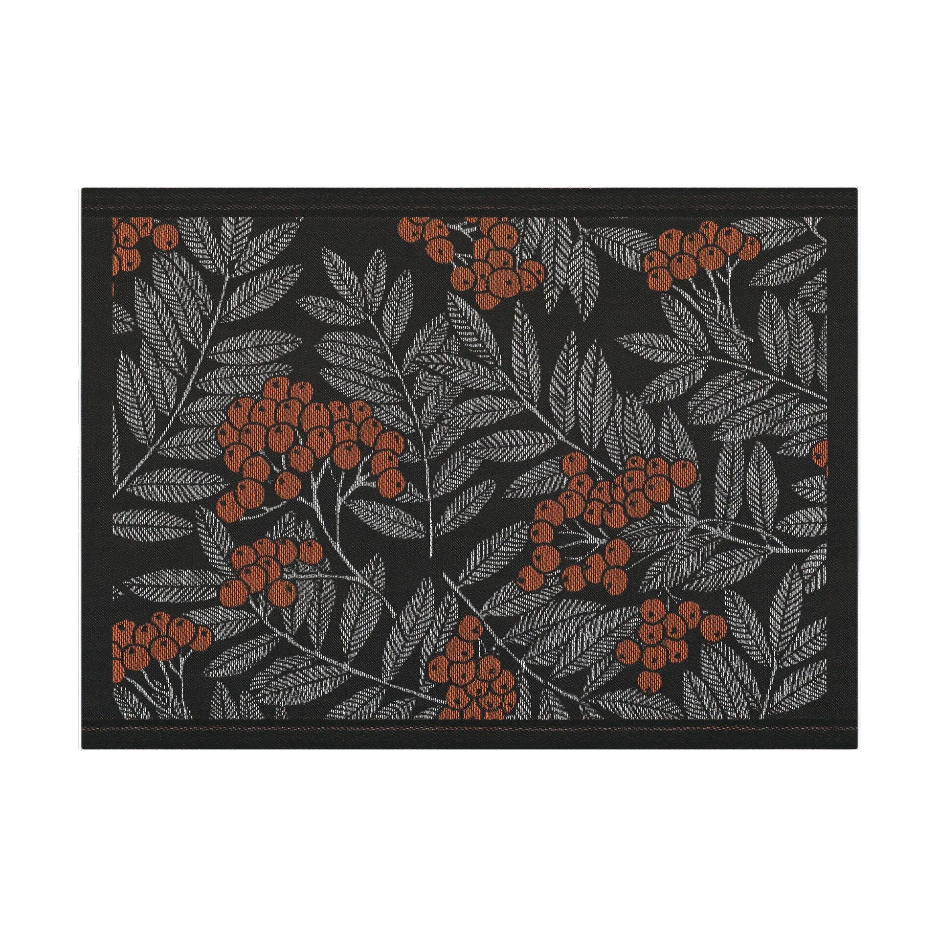 Rönnbärsblad placemat, 35x48 cm Ekelund Linneväveri