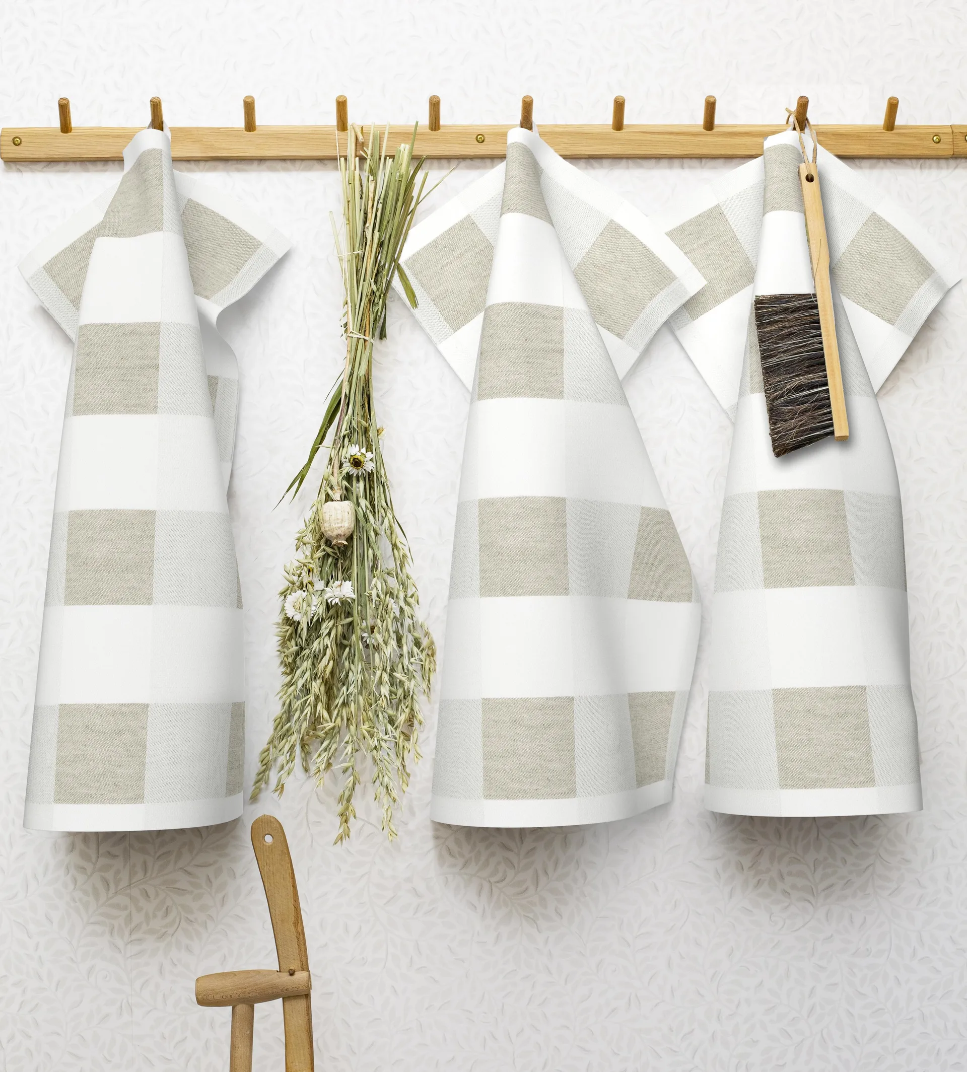 Schack keukenhanddoek, 35x50 cm Ekelund Linneväveri