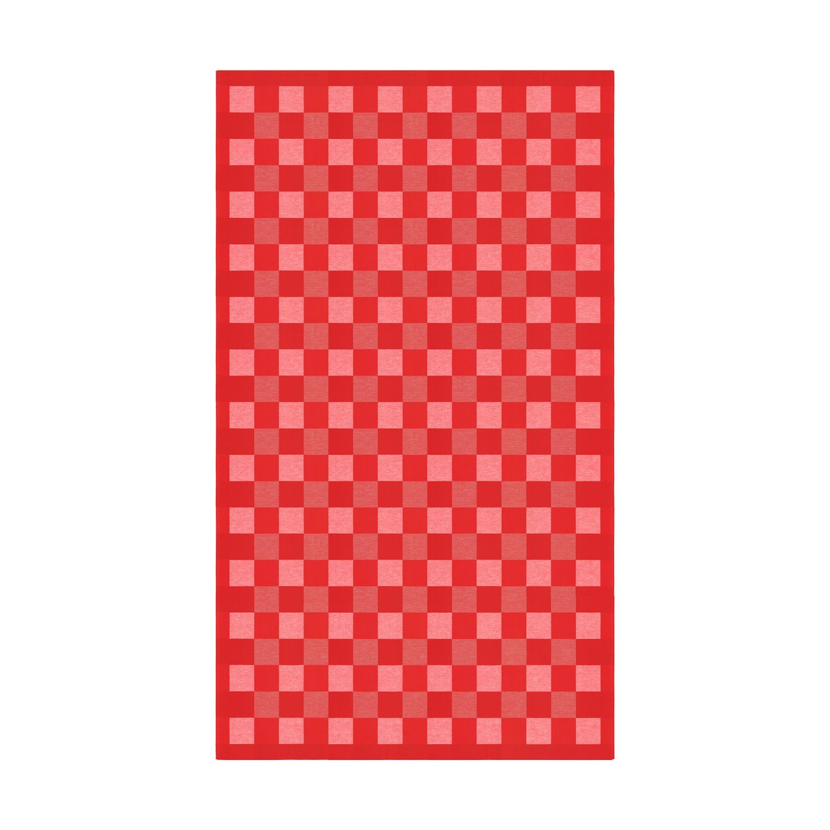 Ekelund Linneväveri Schack tafelkleed rood 150x350 cm