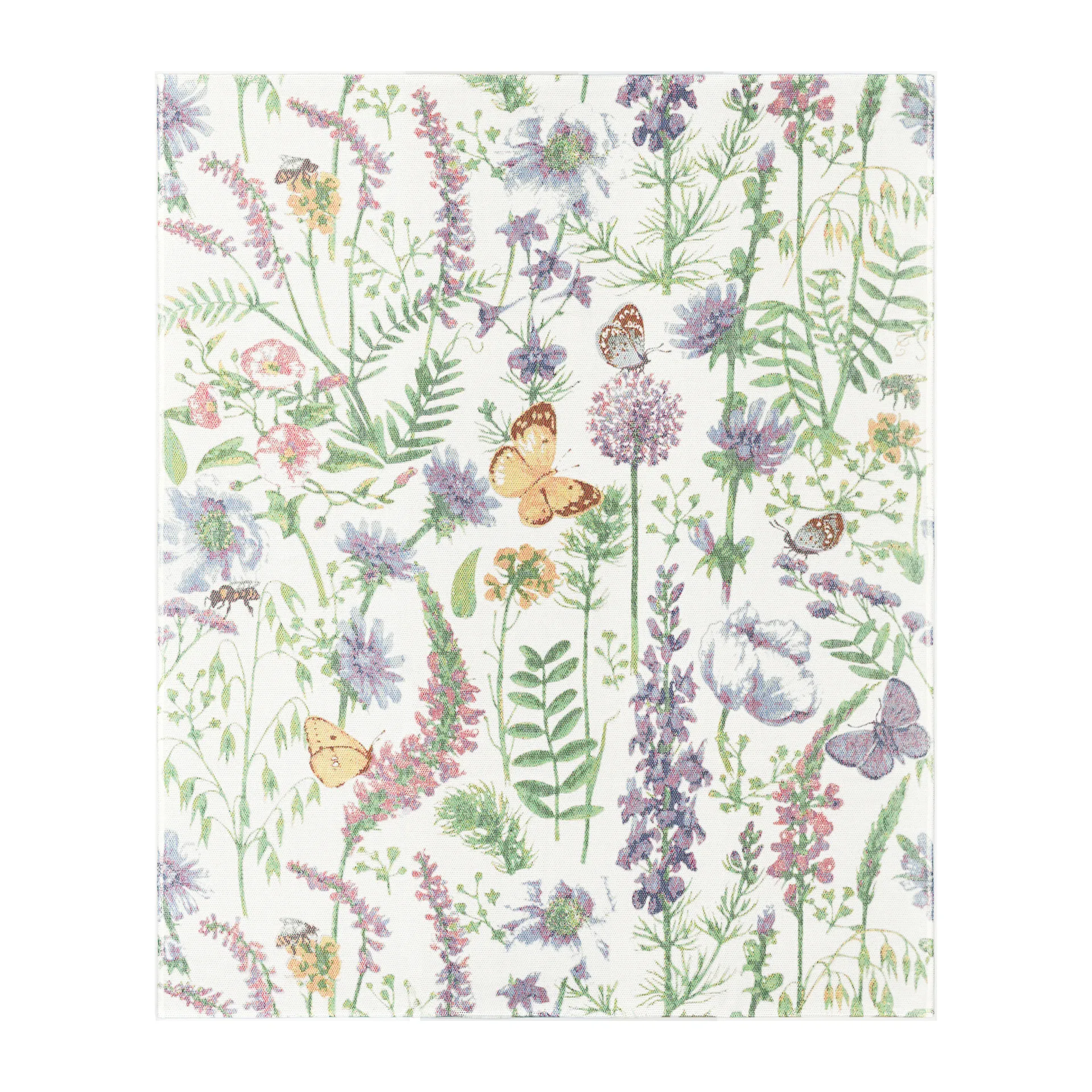 Selma katoenen deken 120x140 cm, Multi Ekelund Linneväveri