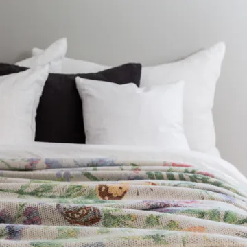 Selma katoenen deken 140x170 cm - Multi - Ekelund Linneväveri