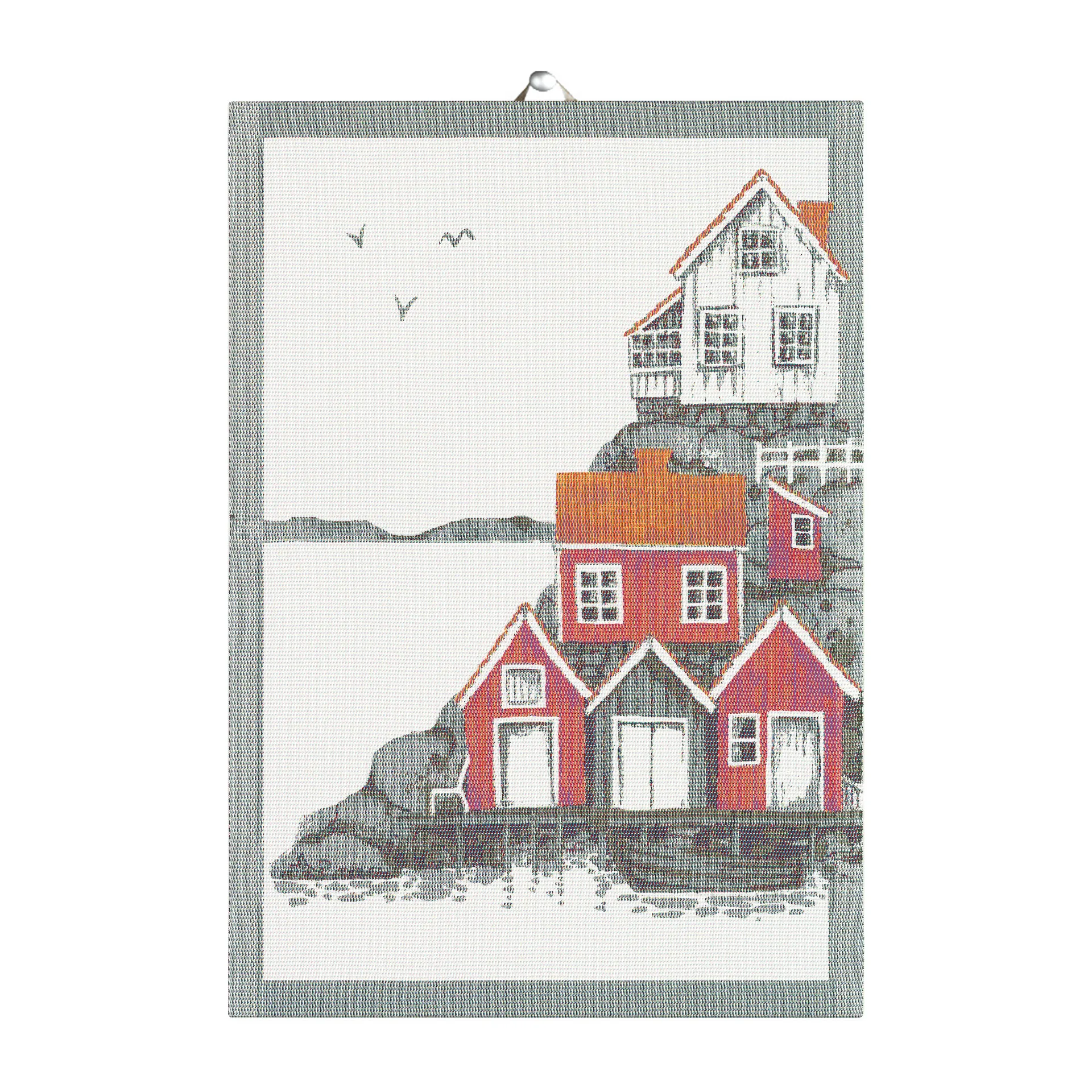 Skärgård keukenhanddoek 35x50 cm, Multi Ekelund Linneväveri