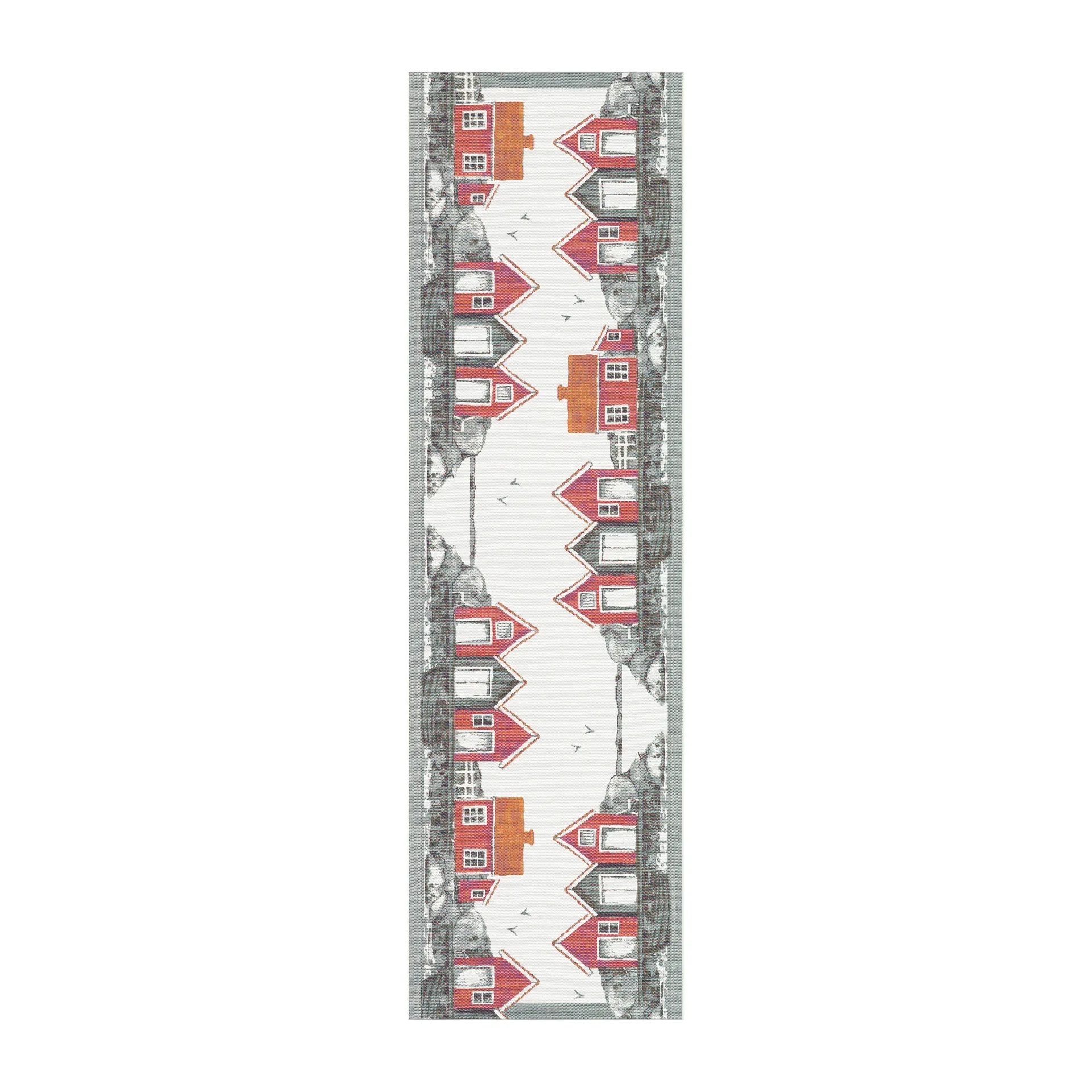 Skärgård tafelloper 35x120 cm, Multi Ekelund Linneväveri