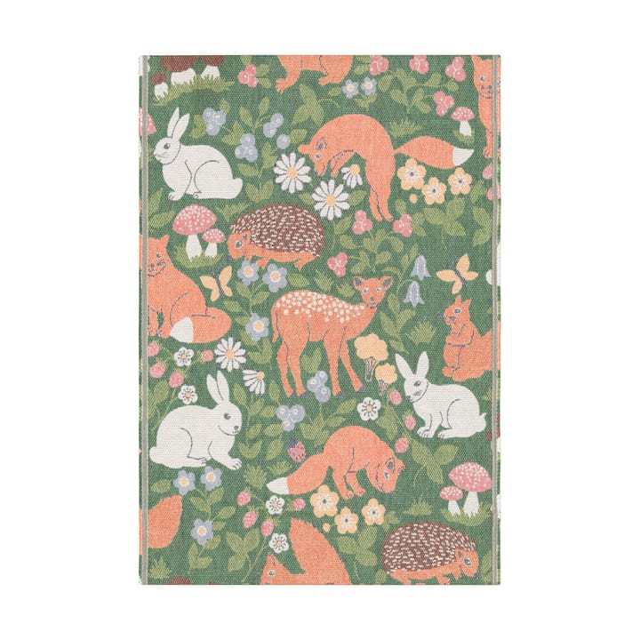 Skogslek babydeken 72x105 cm - Multi - Ekelund Linneväveri