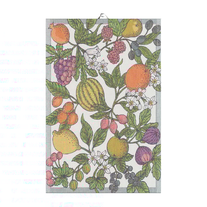 Sommarfrukt keukenhanddoek - 40x60 cm - Ekelund Linneväveri