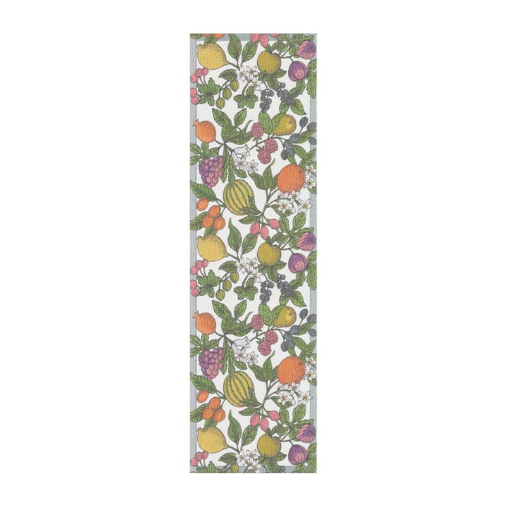 Sommarfrukt tafelloper  - 35x120 cm - Ekelund Linneväveri