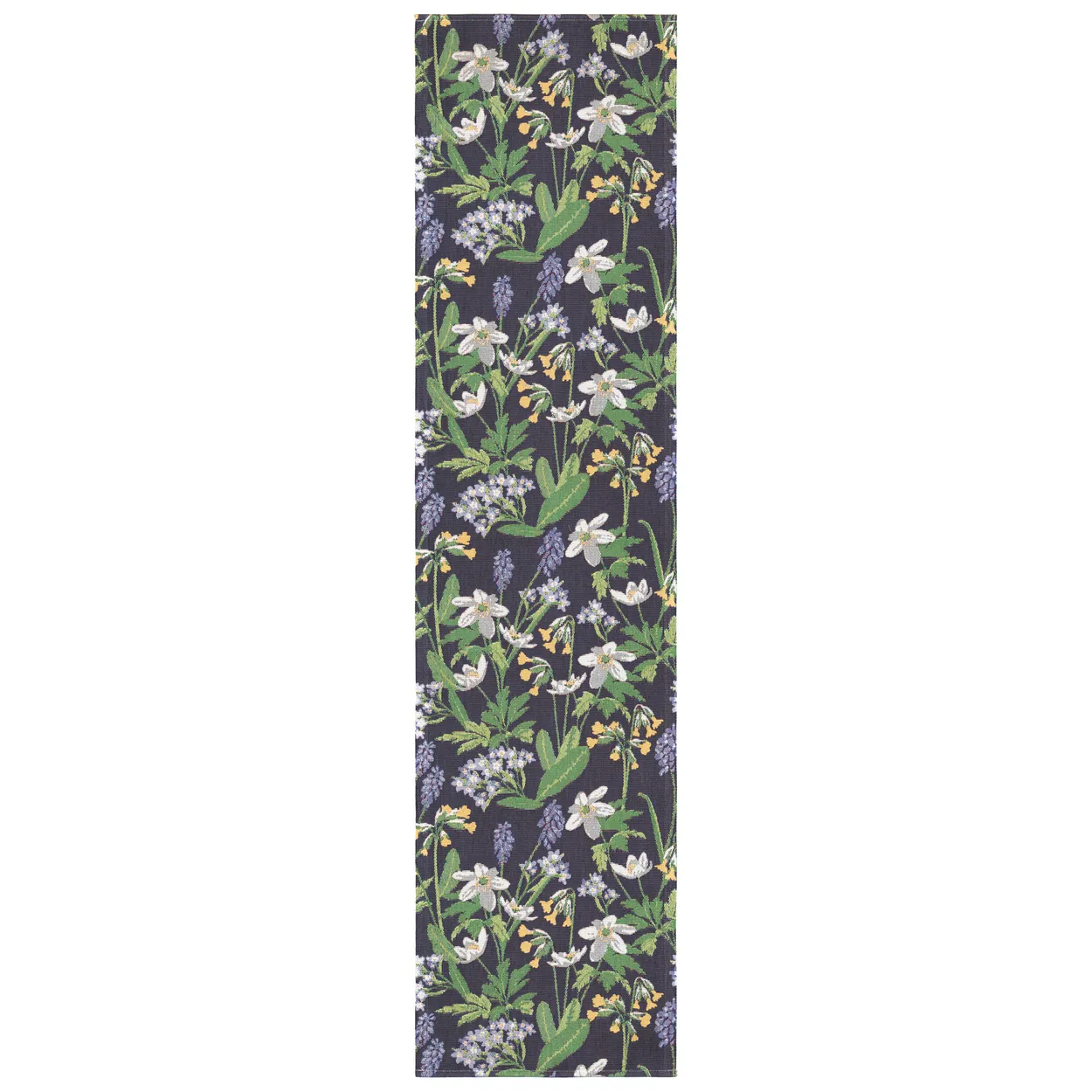 Ekelund Linneväveri Spring tafelloper 35x140 cm | Scandinavisch Interieur | Tafellopers | Blauw