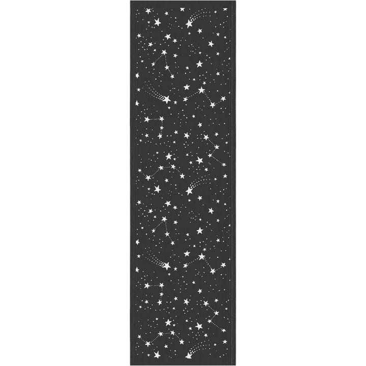 Stjärnfall tafelloper 35x120 cm - Zwart - Ekelund Linneväveri