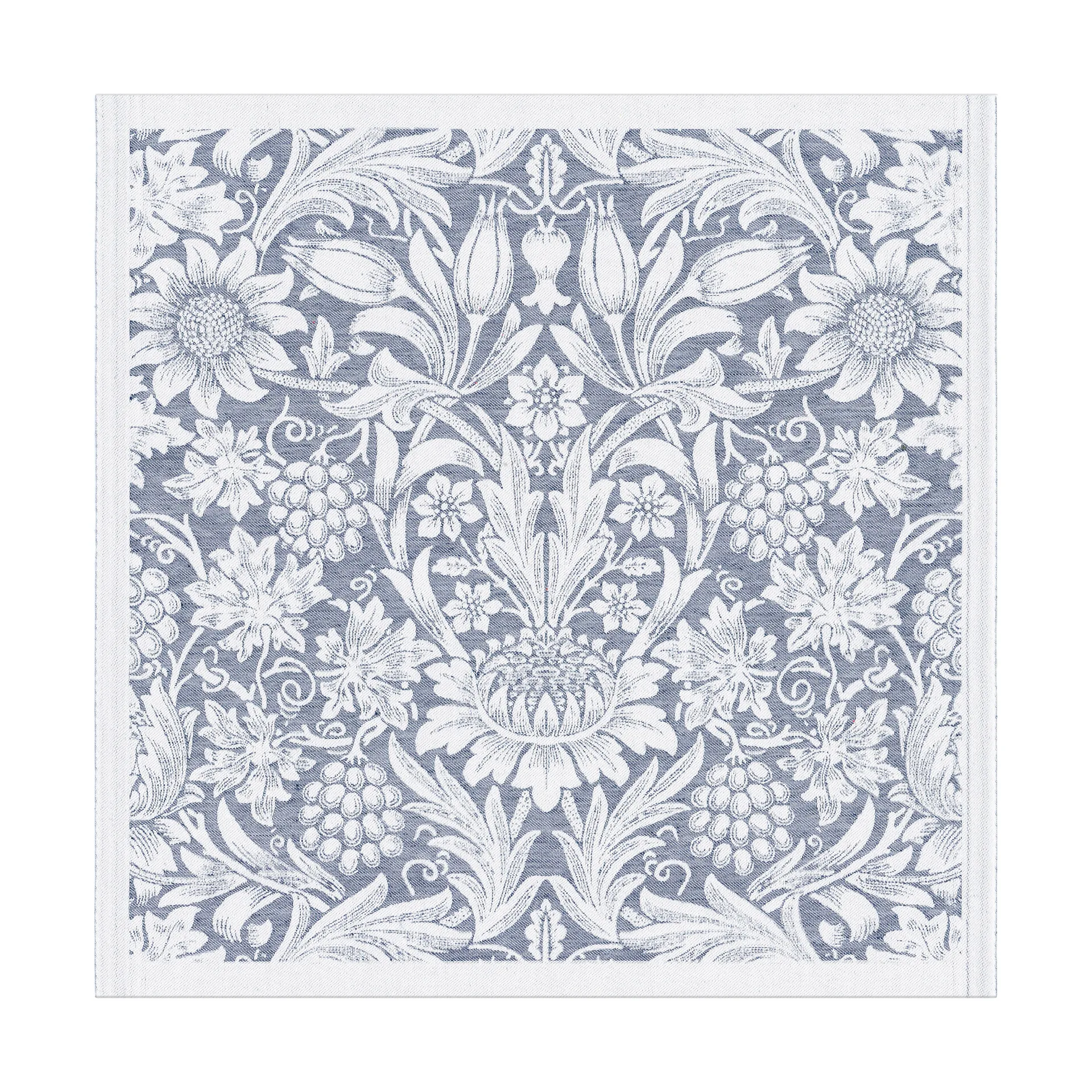 Sunflower servet 50x50 cm, Blauw Ekelund Linneväveri