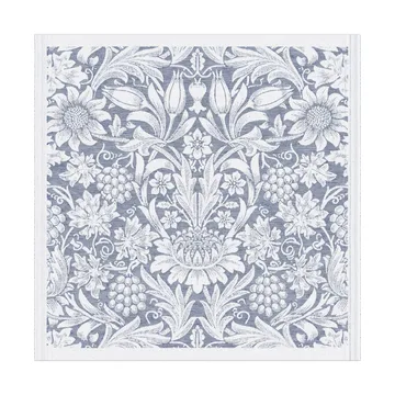 Sunflower servet 50x50 cm - Blauw - Ekelund Linneväveri