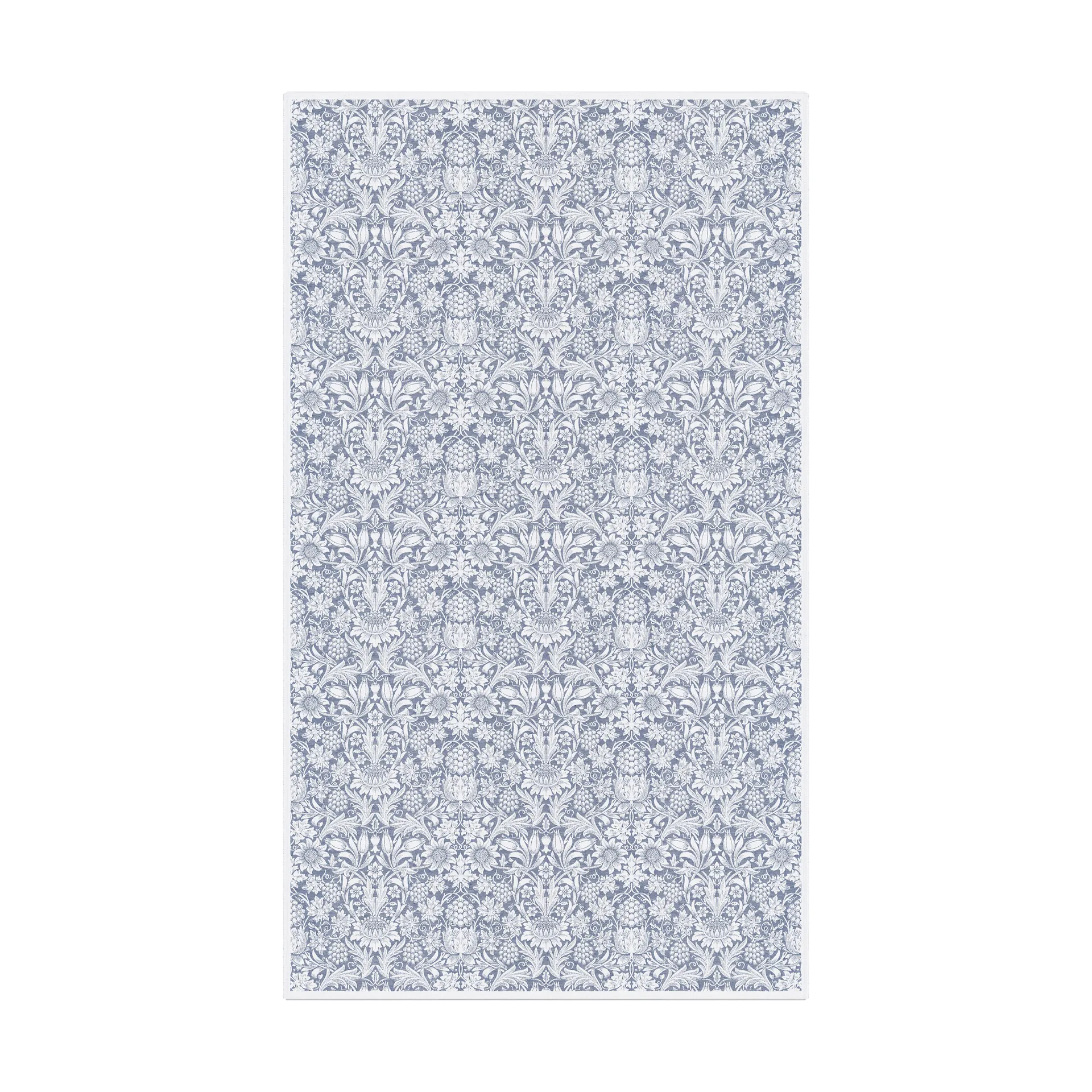 Sunflower tafelkleed 150x250 cm, Blauw Ekelund Linneväveri