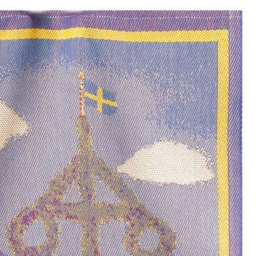 Svensk Sommar theedoek - 35 x 50 cm. - Ekelund Linneväveri