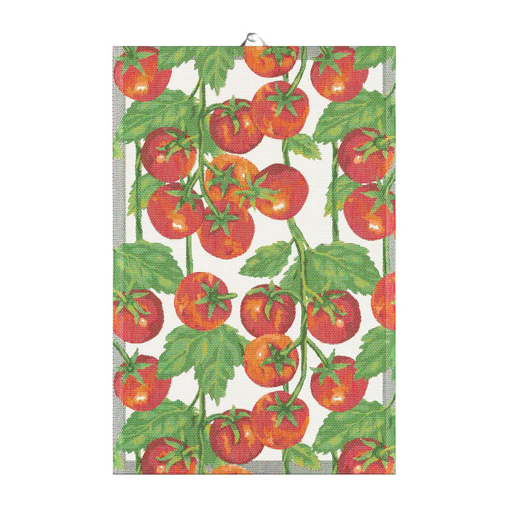 Tomaten keukenhanddoek 40x60 cm - Rood - Ekelund Linneväveri