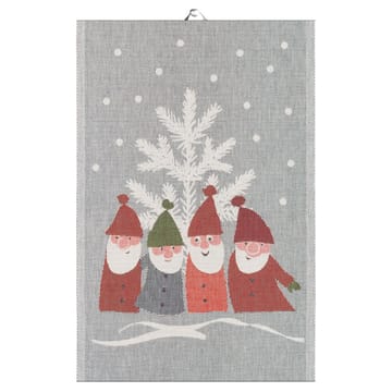 Tomtemöte keukenhanddoek 40x60 cm - Grijs-wit - Ekelund Linneväveri