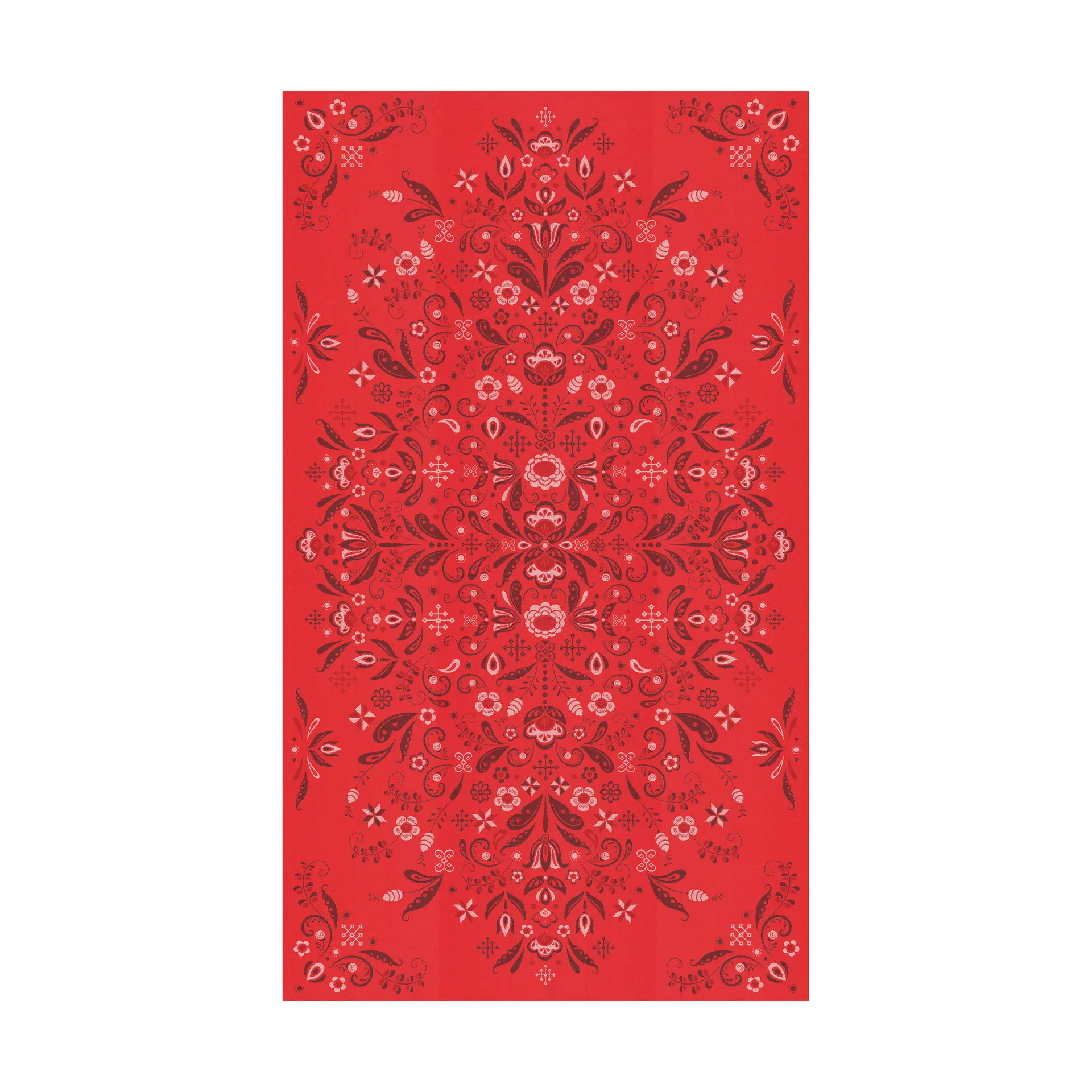 Torplyckan tafelkleed 145x250 cm, Rood Ekelund Linneväveri