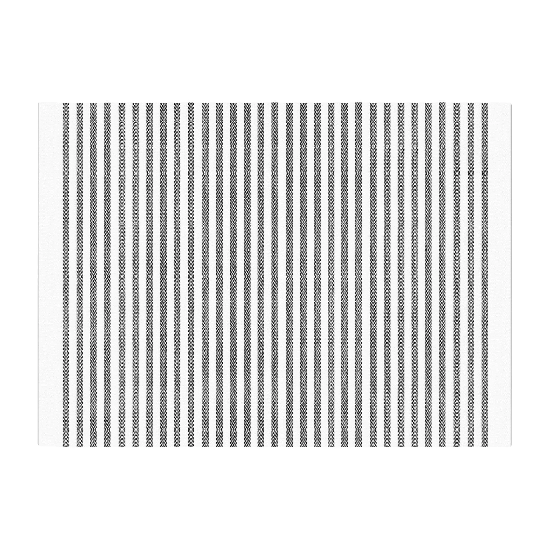 Tvärs placemat grijs, 35x48 cm Ekelund Linneväveri