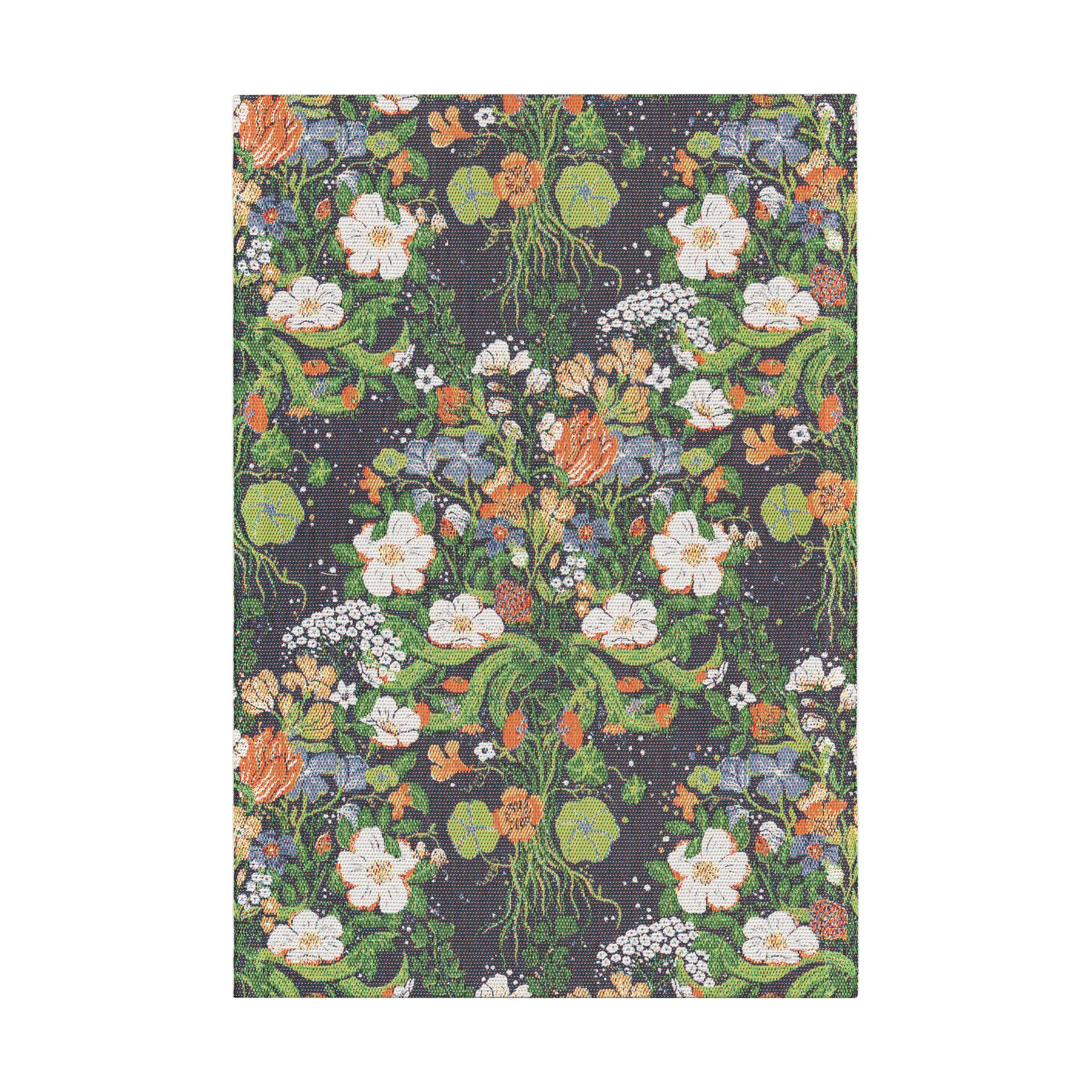 Vägrenen theedoek 35x50 cm, Multi Ekelund Linneväveri