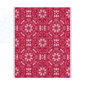 Värme katoenen deken 140x170 cm - Rood - Ekelund Linneväveri