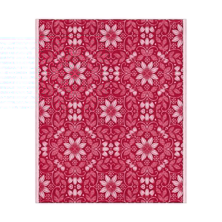 Värme katoenen deken 140x170 cm - Rood - Ekelund Linneväveri