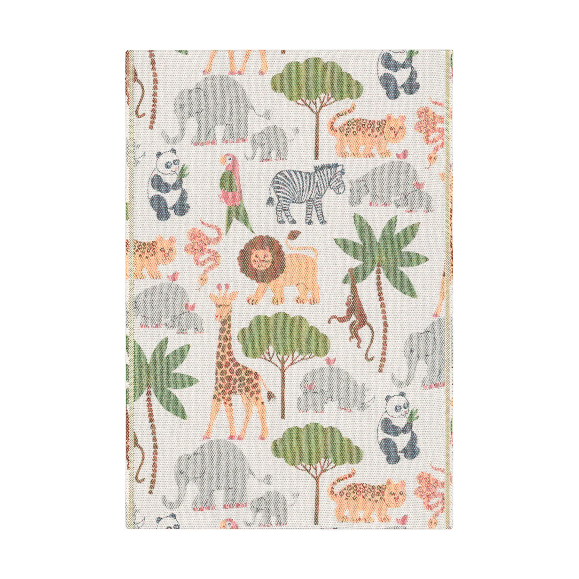 Vilda Vänner babydeken 72x105 cm, Multi Ekelund Linneväveri