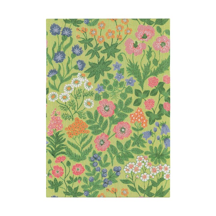 Vildblommor theedoek 35x50 cm - Groen - Ekelund Linneväveri