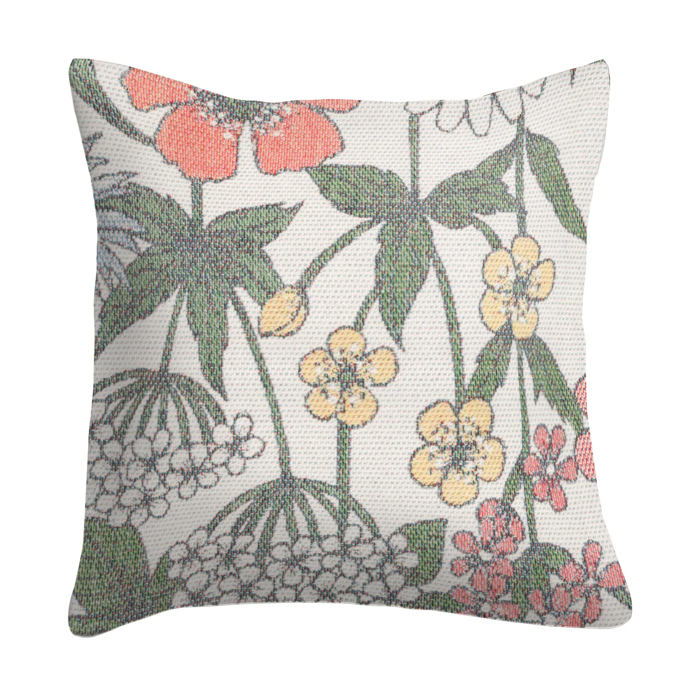Vildblomster kussenhoes 40x40 cm, Multi Ekelund Linneväveri