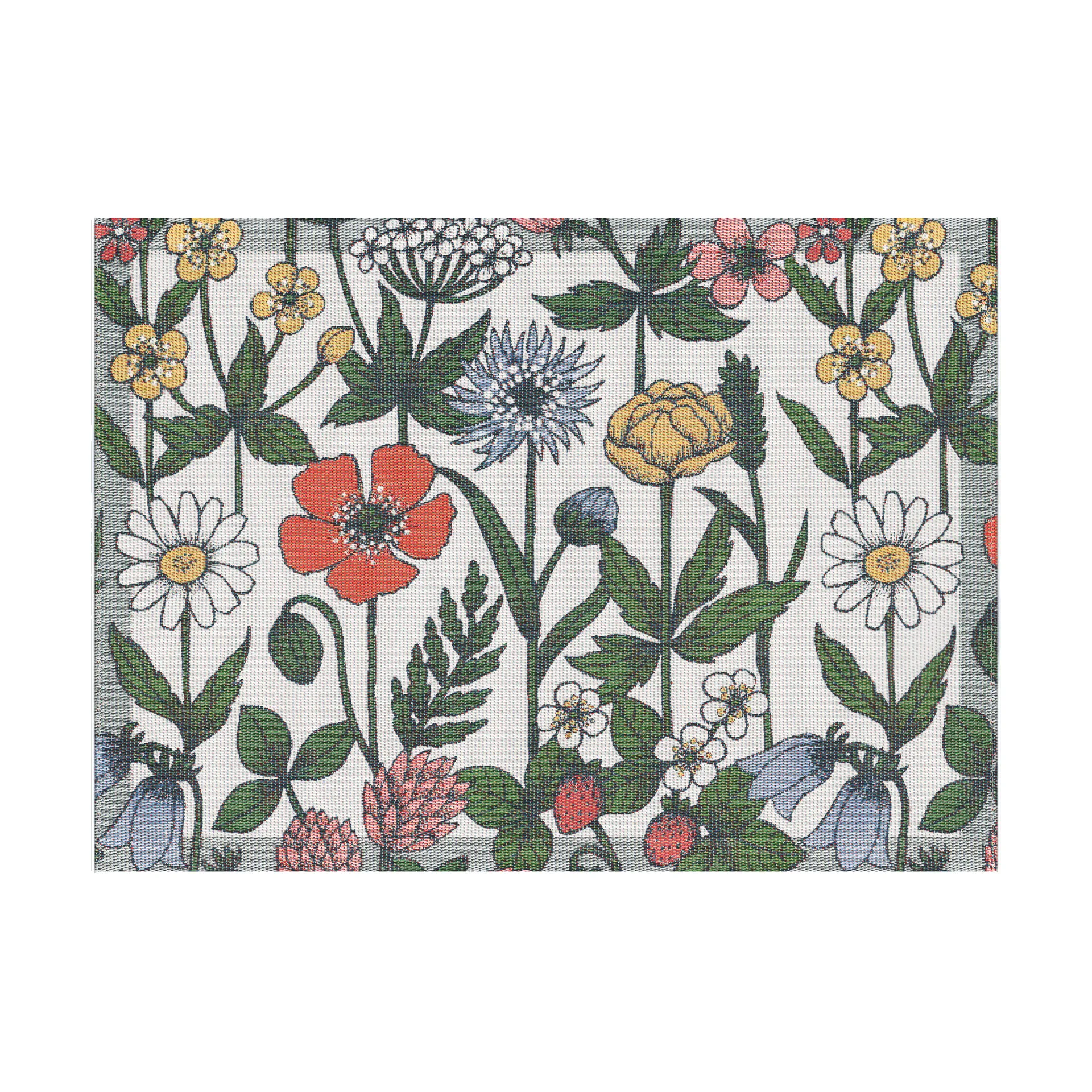 Vildblomster placemat 35x48 cm, Multi Ekelund Linneväveri