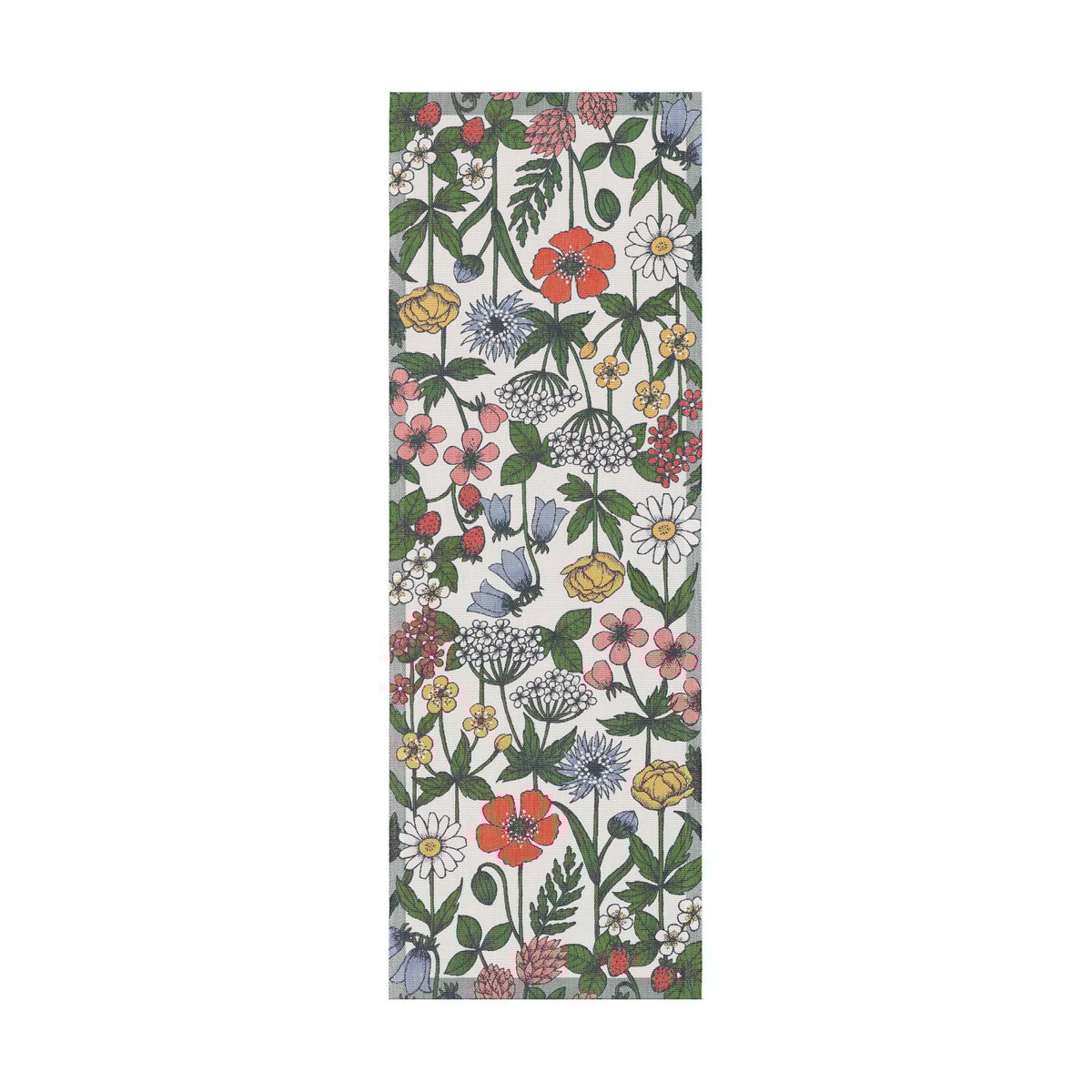 Ekelund Linneväveri Vildblomster tafelloper 35x100 cm Multi
