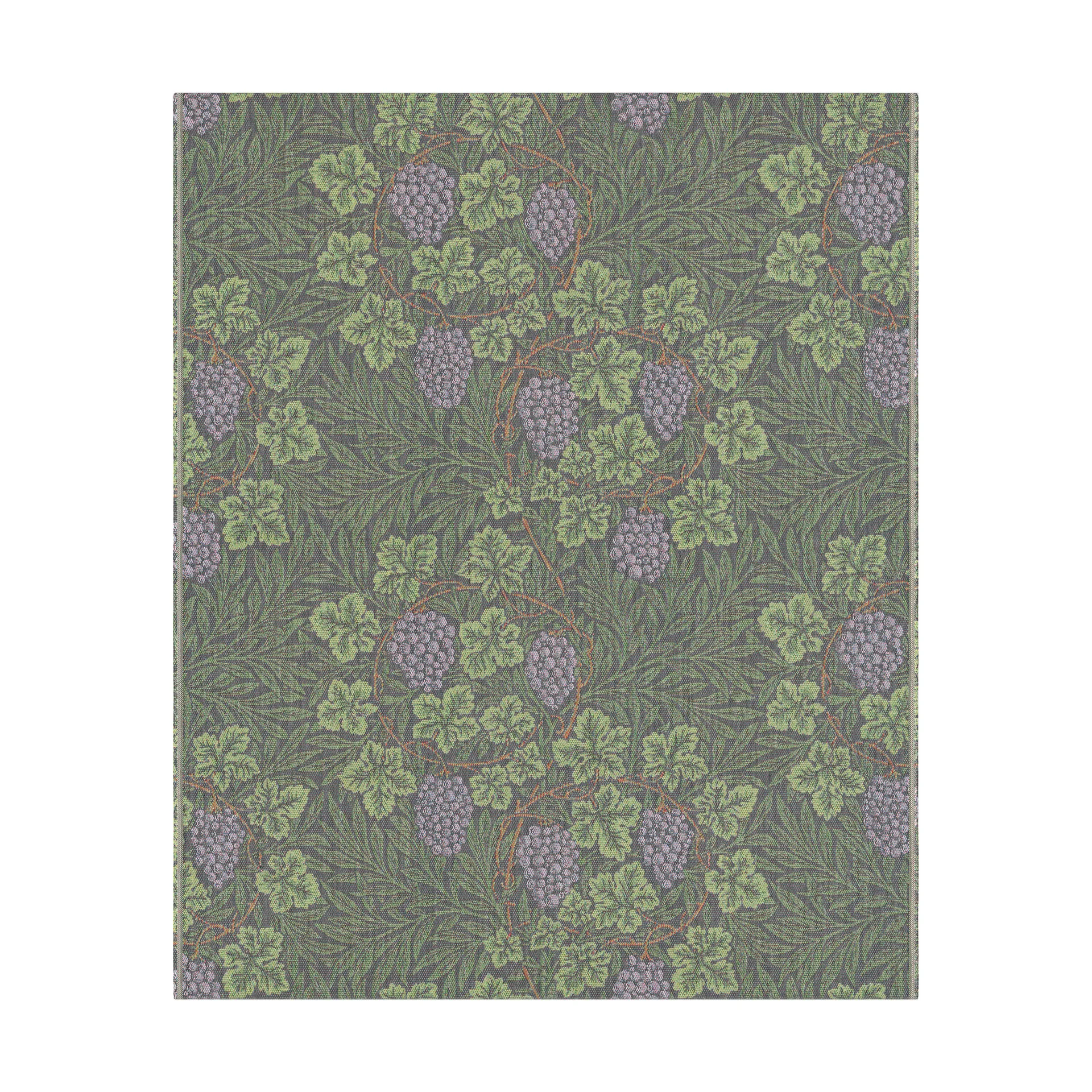 Vine plaid 140x170 cm, Groen Ekelund Linneväveri