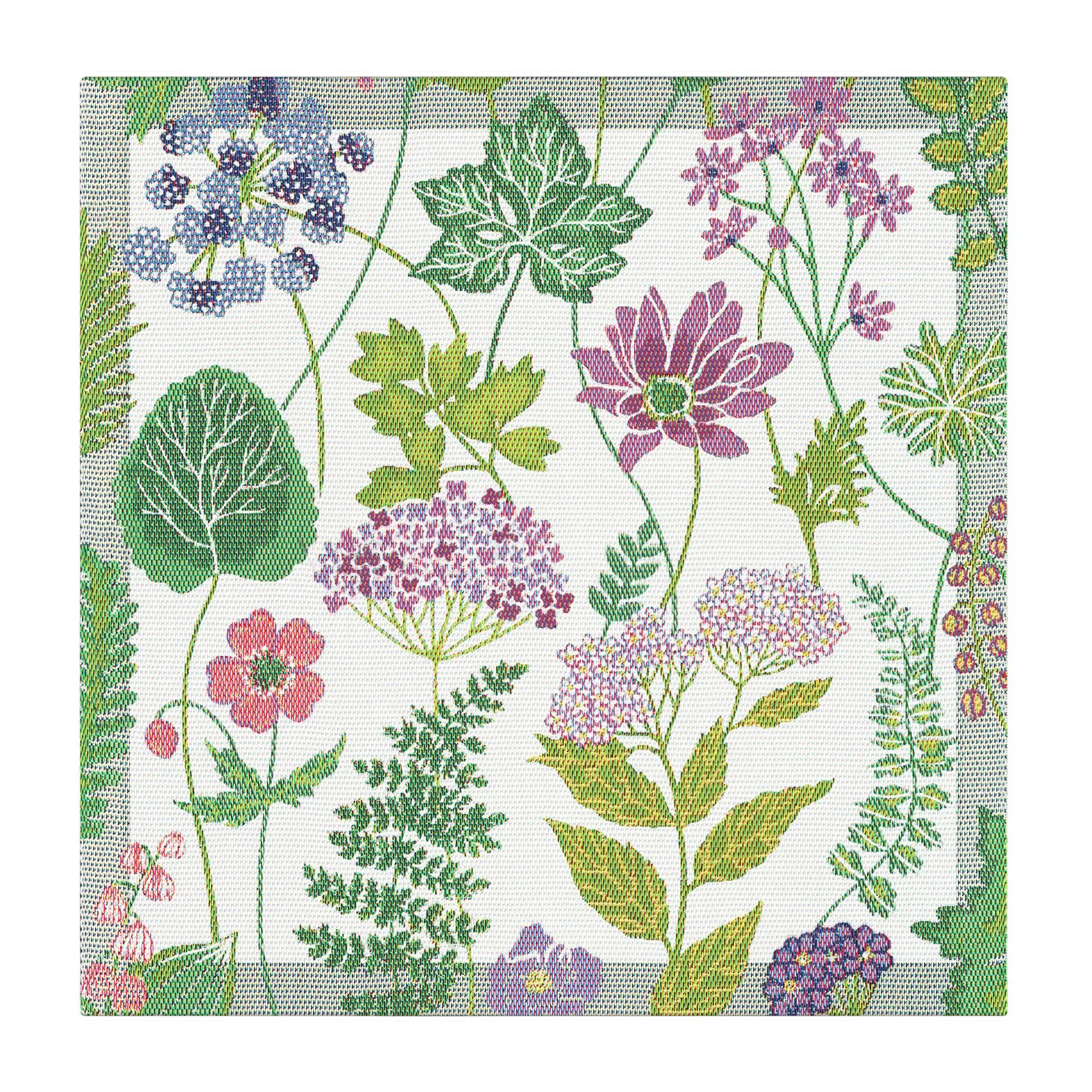 Voorzomer stoffen servet 35x35 cm, Multi Ekelund Linneväveri