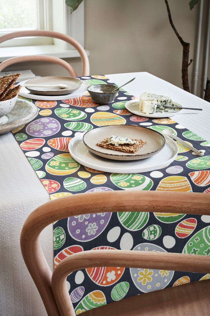 Vrolijk Pasen tafelloper 35x120 cm, Multi Ekelund Linneväveri