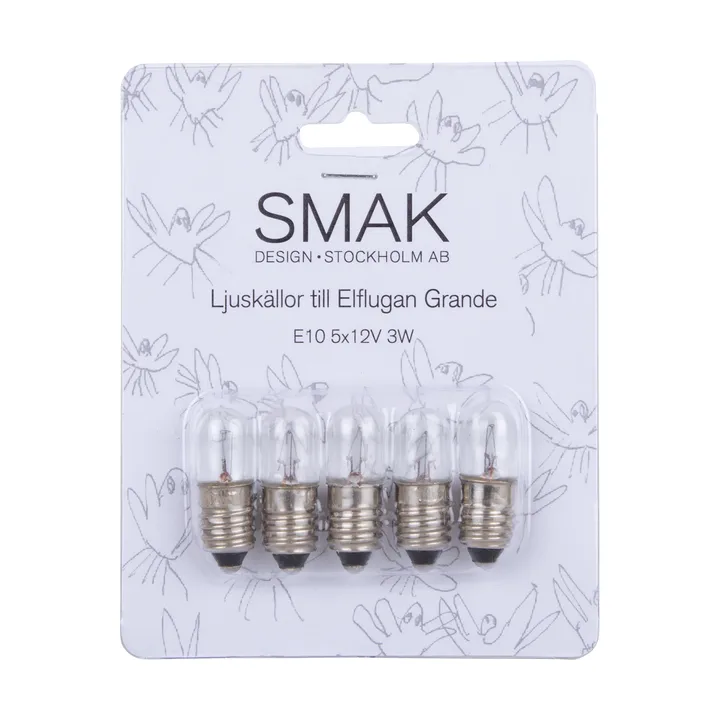 Elflugan Grande reservelampen - 5-pack - Elflugan