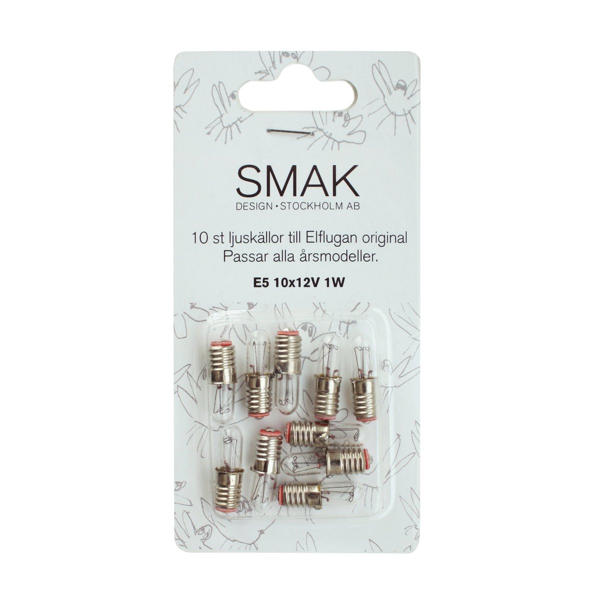 Elflugan reservelampen 10-pack | Scandinavisch Interieur | Gloeilampen | Transparant