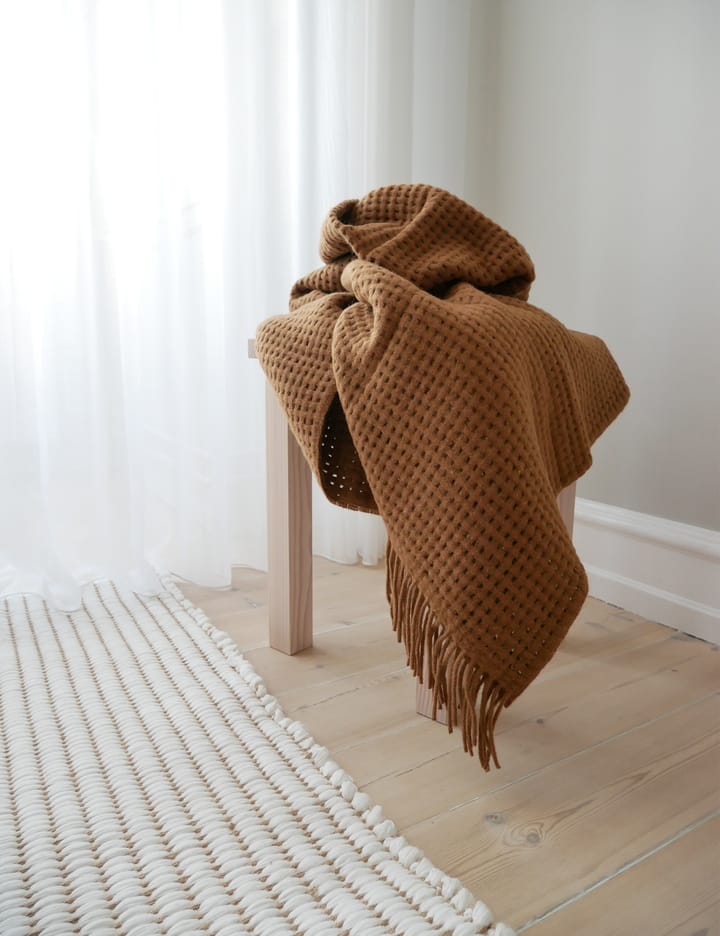 Basket plaid 130 x 200 cm. - Camel - Elvang Denmark