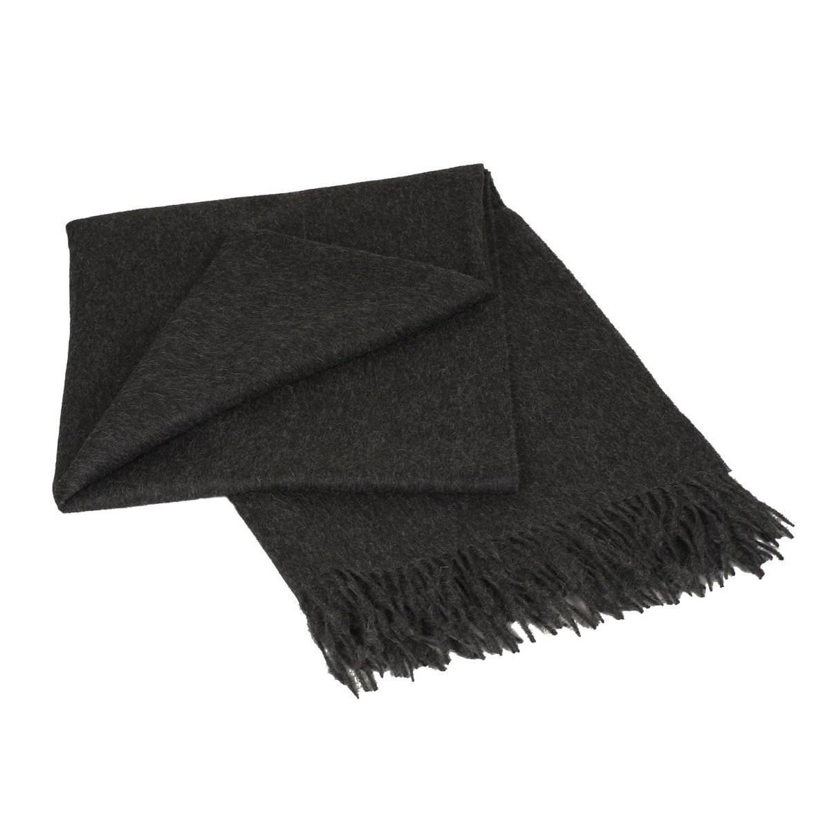 Elvang Denmark Elvang Classic plaid donkergrijs | Scandinavisch Interieur | Wollen dekens & spreien | Grijs