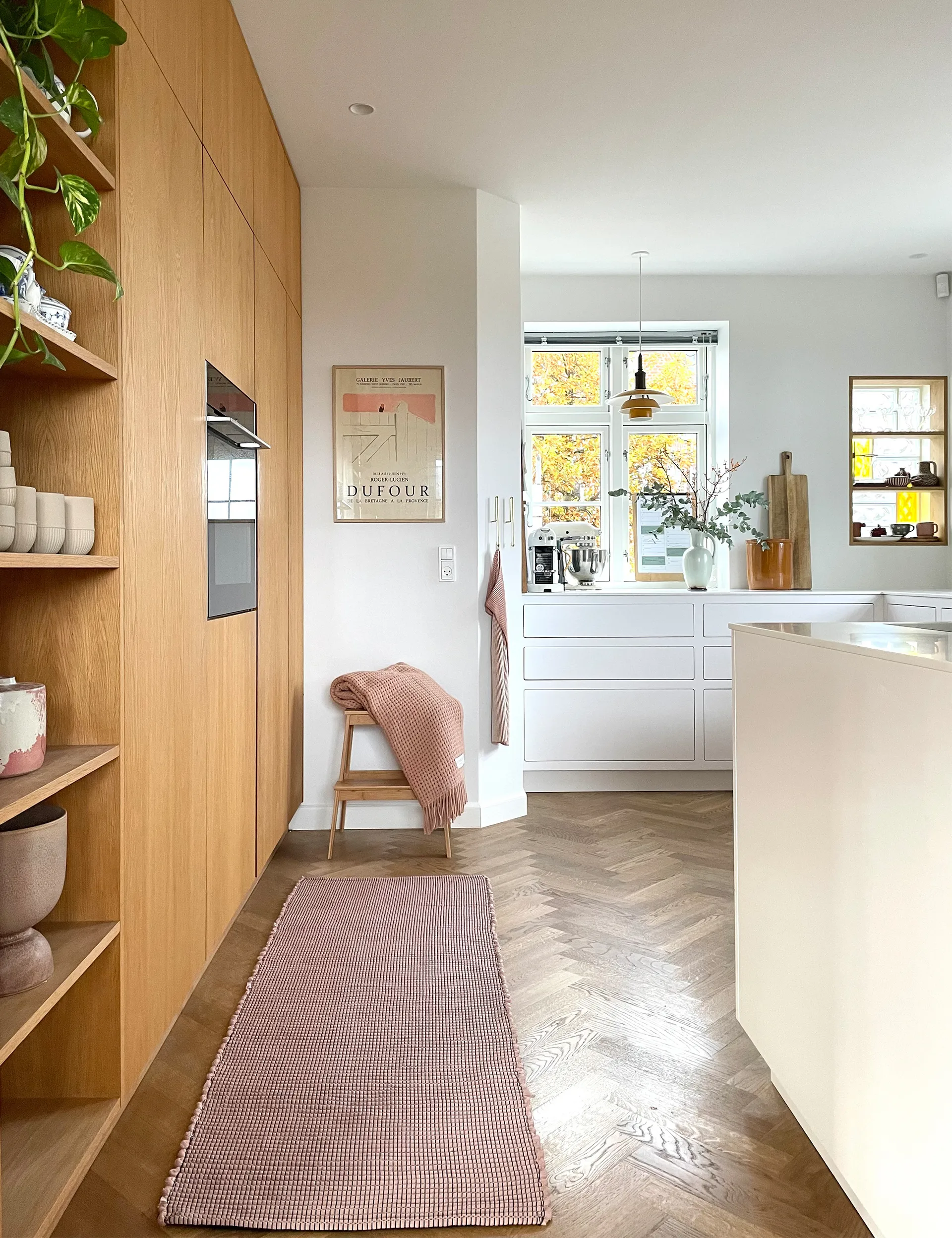 Hazelnut vloerkleed 60x180 cm, Light rose Elvang Denmark