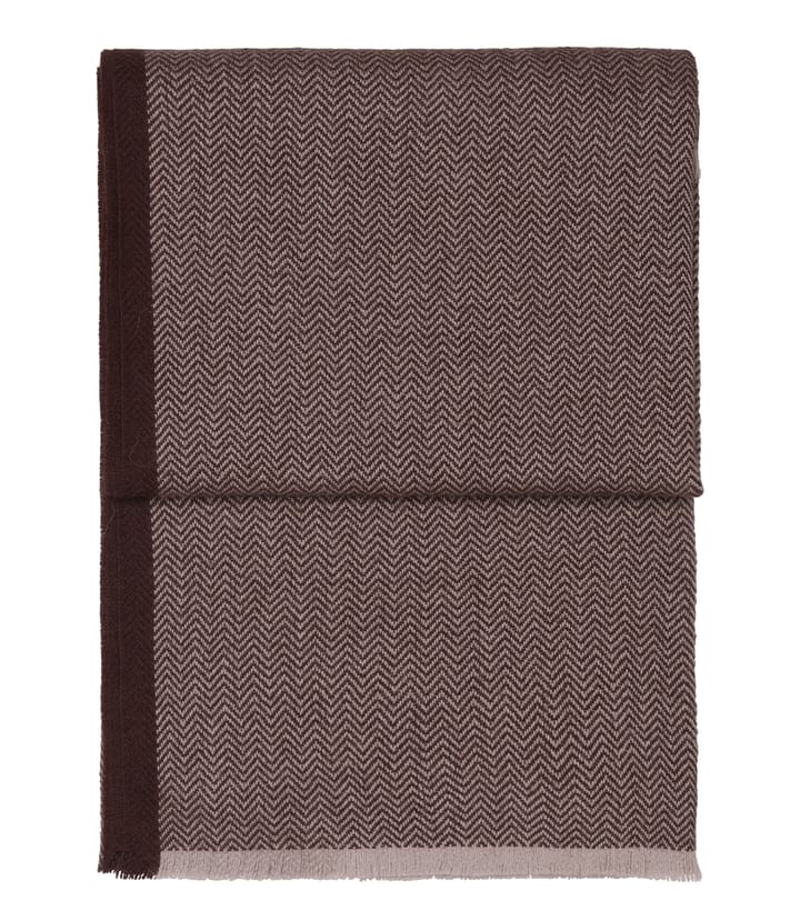 Herringbone plaid 130x190 cm, Chocolate-beige Elvang Denmark
