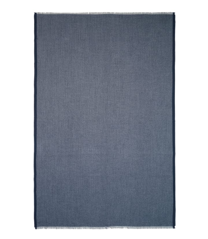 Herringbone plaid 130x190 cm, Dark blue-grey Elvang Denmark