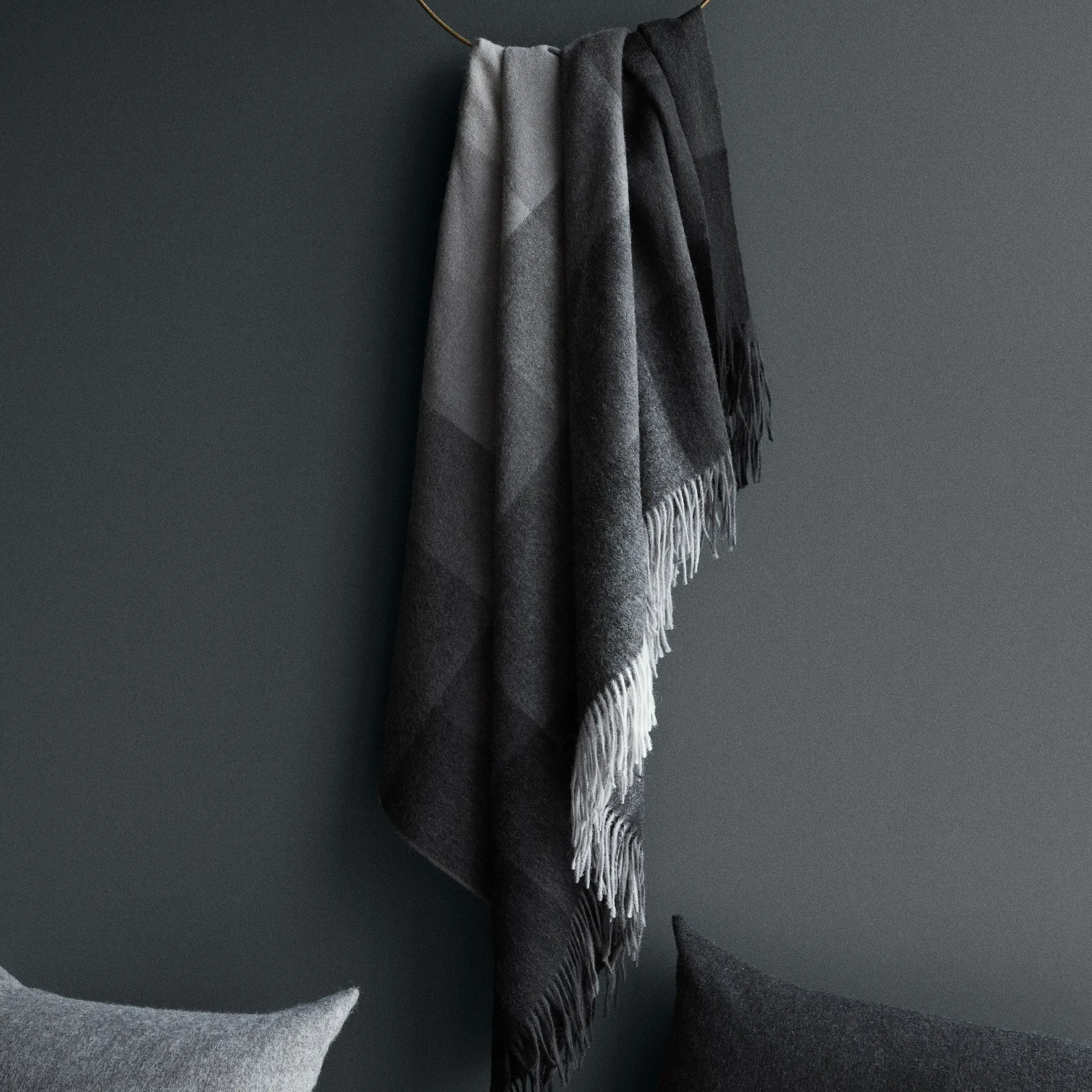 Inca Stones plaid, Grey Elvang Denmark