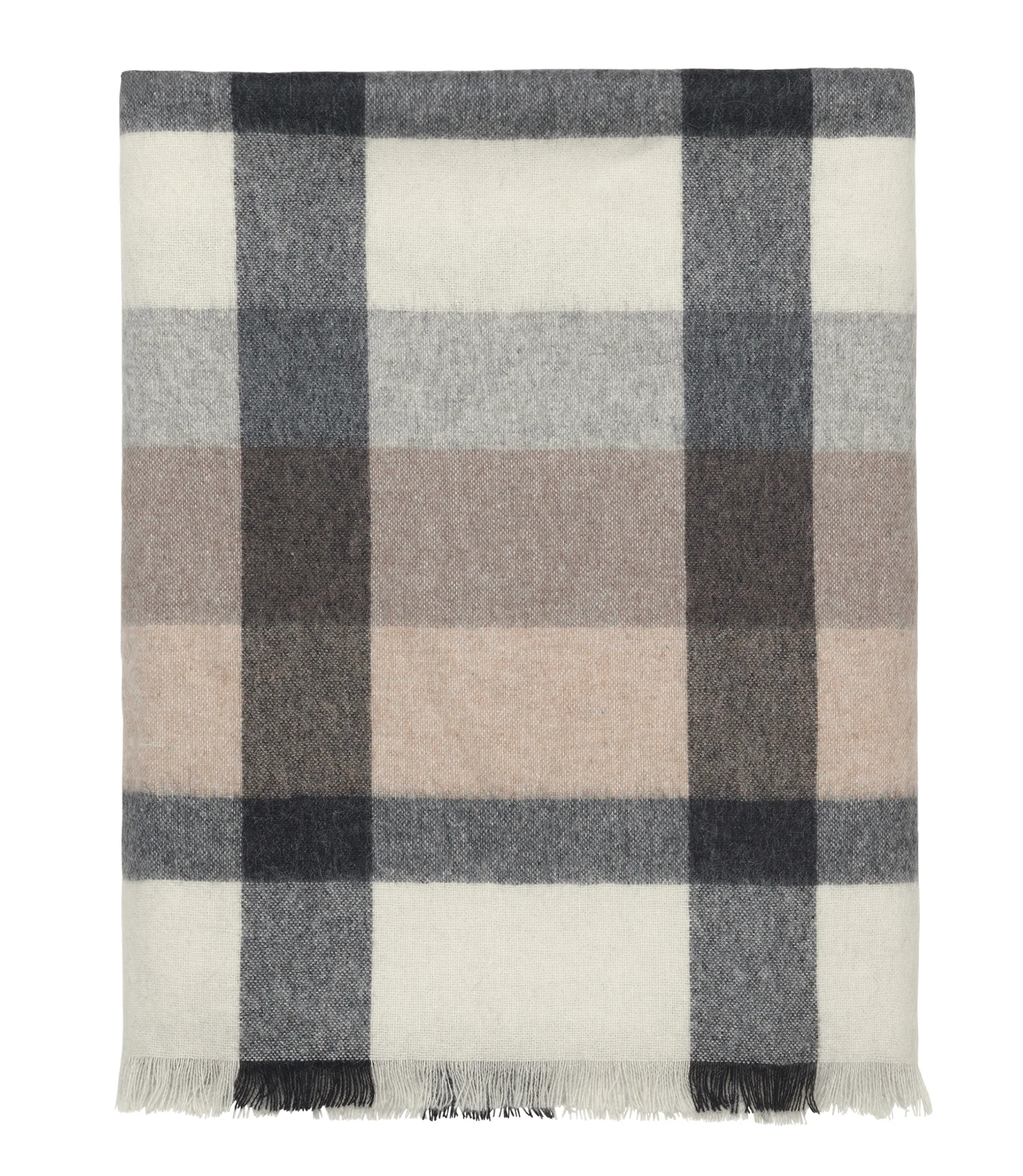 Intersection plaid 130x190 cm, Camel-grey Elvang Denmark